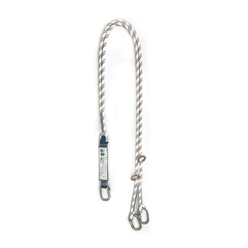 HT-S-0021 Cordino assorbitore di energia con 3 moschettoni a forma di U