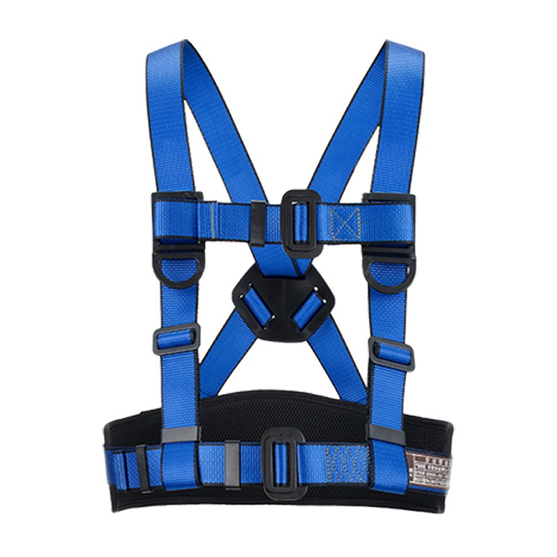 HT66-002101 Imbracatura di sicurezza per metà corpo blu ad alta visibilità