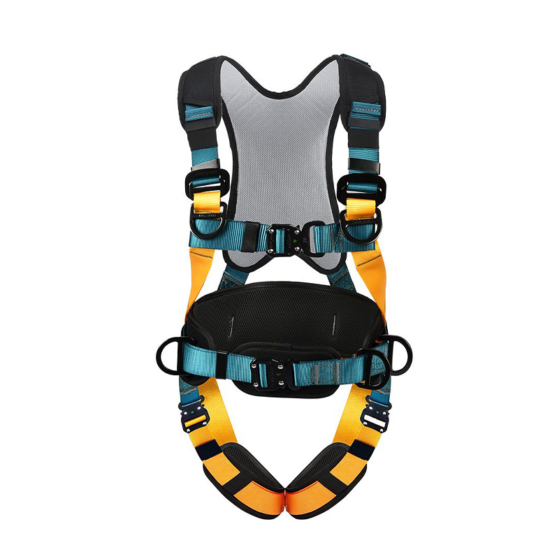 HT66-008201 Imbracatura di sicurezza per tutto il corpo con costruzione a 4 fibbie rapide