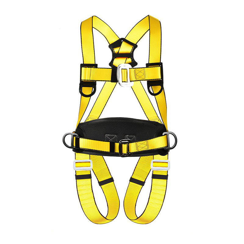 HT66-007101 Imbracatura di sicurezza a cinque punti per tutto il corpo in poliestere ad alta resistenza da 45 mm