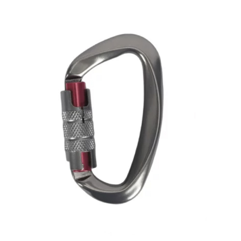 Moschettone in alluminio HT-G-0004 con sistema di blocco manuale